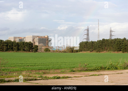 Bradwell Centrale Nucleare. Bradwell-on-Sea. Regno Unito Foto Stock