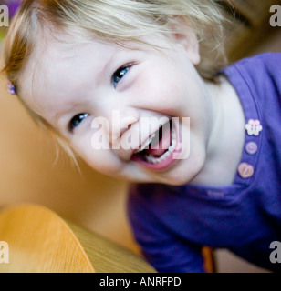 Ragazza sorridente Foto Stock