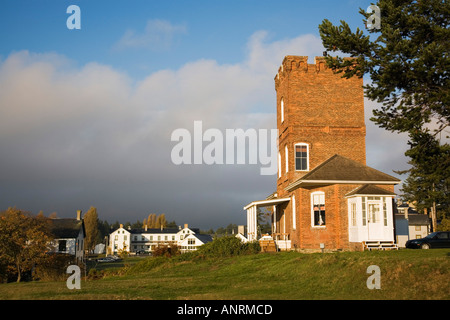 Alexander s Castle circa 1896 Fort Worden stato Parco Port Townsend Washington STATI UNITI D'AMERICA Foto Stock
