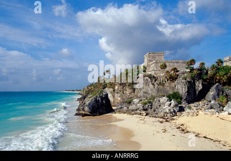 El Castillo .Tulum . Yucatan, Messico Foto Stock