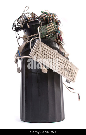 Vecchio di parti di un computer Foto Stock