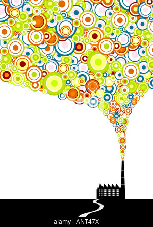 Rainbow industriale Foto Stock