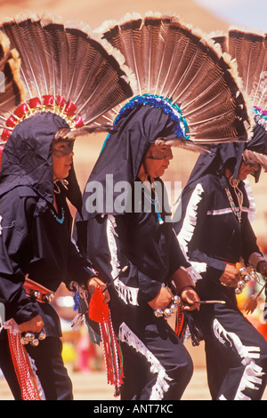 American Indian Laguna Pueblo indiano danza Turchia Gallup Inter Tribal Indian Ceremonial Gallup New Mexico Foto Stock