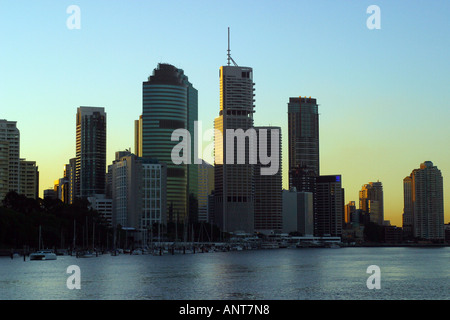 Vista del CBD di Brisbane Foto Stock