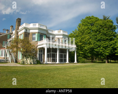 Hyde park casa natale e la casa del presidente Franklin Delano Roosevelt ny usa Foto Stock