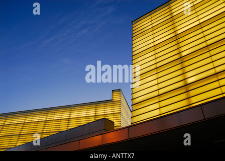 KURSAAL centro da Rafael Moneo e ZURRIOLA PROMENADE DI DONOSTIA SAN SEBASTIAN CITTÀ GUIPUZKOA Euskadi Spagna Foto Stock