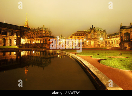 Dresdner Zwinger Foto Stock