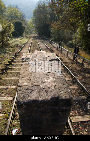 Il fieno piano inclinato al vertice a Blists Hill Ironbridge Shropshire Foto Stock