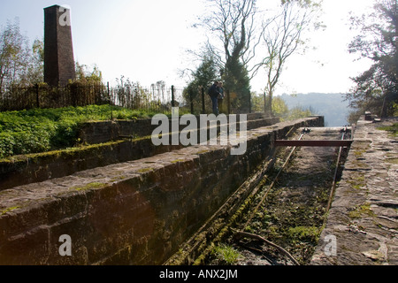 Il fieno piano inclinato al vertice a Blists Hill Ironbridge Shropshire Foto Stock