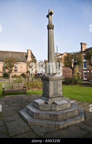 Broseley Memoriale di guerra nei pressi di ironbridge Shropshire Foto Stock