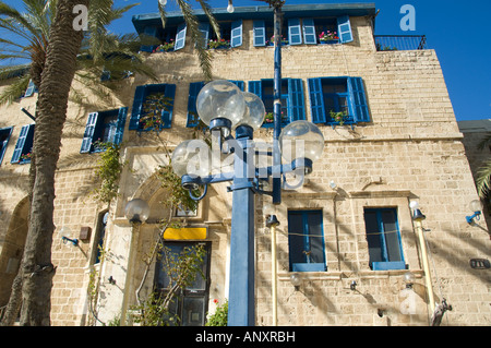 Casa con blu di Windows Foto Stock
