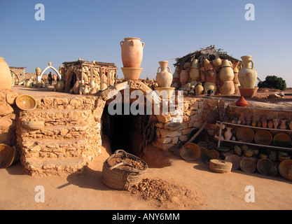 Tunisia Djerba Kallala in ceramica Foto Stock