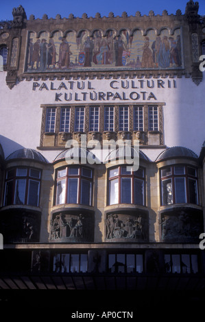 Palazzo della Cultura,Targu Mures, Transilvania, Romania Foto Stock