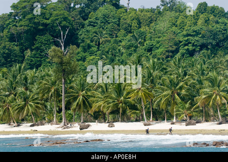 Le lance area sinistra isole mentawai Indonesia Foto Stock