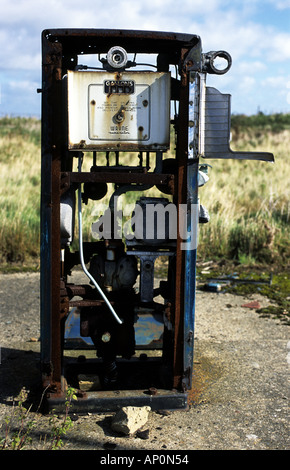 In disuso della pompa benzina Foto Stock