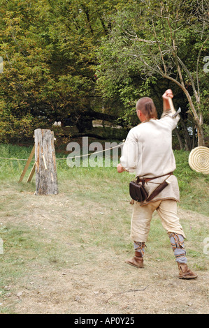 Picnic archeologico a Varsavia, Polonia Foto Stock