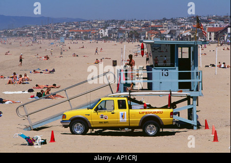 Bagnino, Hermosa Beach, Los Angeles, Kalifornien, STATI UNITI D'AMERICA Foto Stock