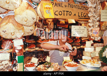 Sala Mercato, Mercato Centrale, mercato di Dan Lorenzo, Firenze, Toscana, Italia Foto Stock