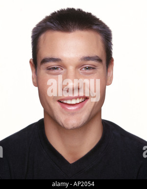 Ritratto di giovane uomo Foto Stock