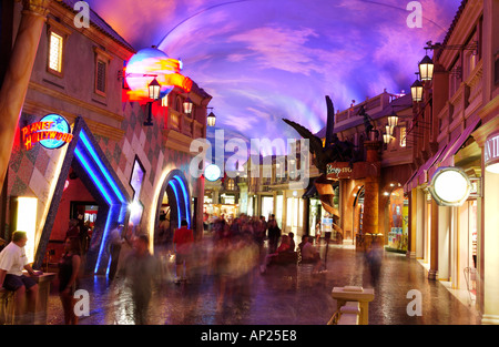 Forum Shops at Caesars Palace Las Vegas Foto Stock