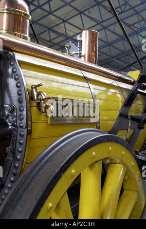 George Stephenson rocket locomotiva di York National Railway Museum Foto Stock