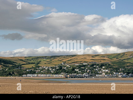 Aberdovey da Ynyslas beach Borth West Wales Foto Stock