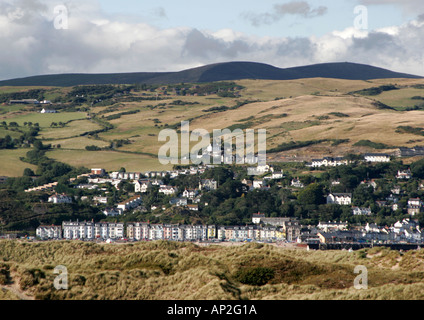 Aberdovey da Ynyslas beach Borth West Wales Foto Stock