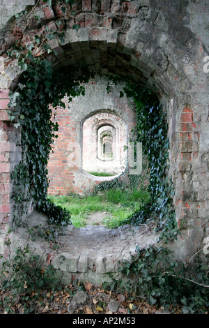 Vecchio viadotto ferroviario sul dorso Road vicino a Ashton Keynes e South Cerney Il Grade ii Listed struttura Foto Stock