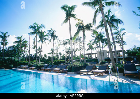 Piscina, Area Spa, Hotel Inviare, South Beach, Miami, Florida, Stati Uniti d'America Foto Stock