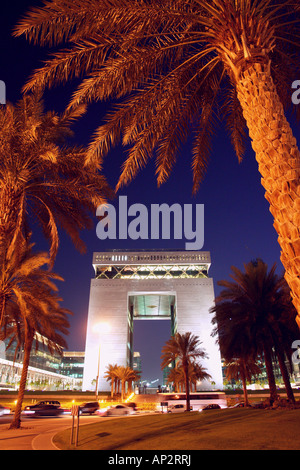 Internazionale di Dubai centro finanziario, Dubai, Emirati Arabi Uniti, Emirati arabi uniti Foto Stock