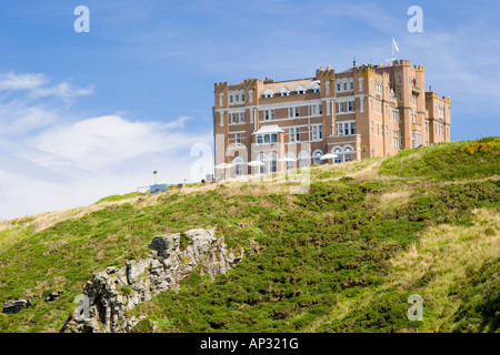 King Arthur s Hotel castello di Tintagel in Cornovaglia Foto Stock