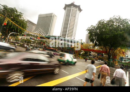 Shopping su Orchard Road, Singapore Foto Stock