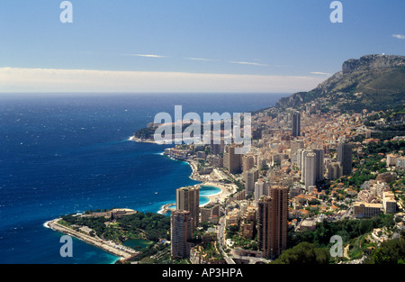 Il Principato di Monaco, Cote d'Azur, Montecarlo. Foto Stock