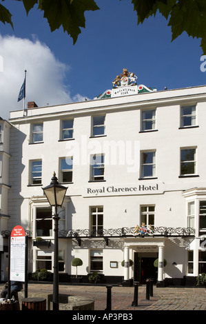 ROYAL CLARENCE HOTEL Cathedral Yard Square vicino EXETER DEVON REGNO UNITO Foto Stock