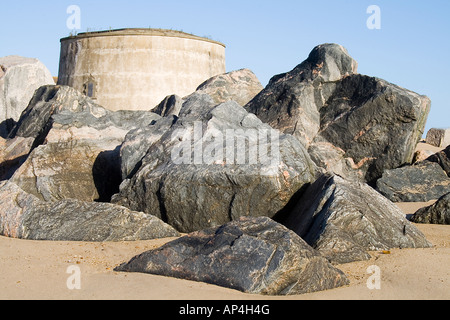 Martello Tower Clacton-on-Sea, Essex Foto Stock