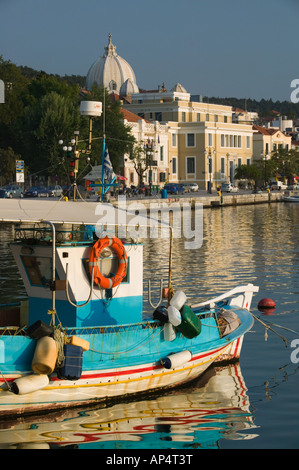 La Grecia, al nord-est delle Isole dell'Egeo, Lesbo Mitilene , Città Foto Stock