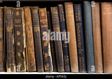 Sfilacciati di libri antichi. Foto Stock