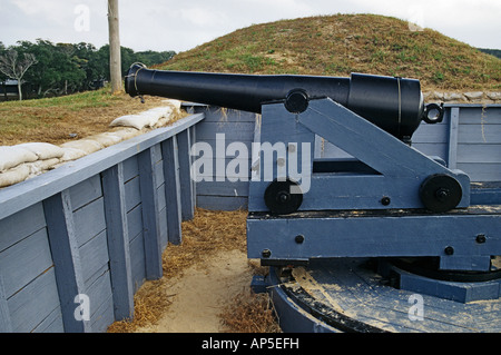 Fort Fisher Kure Beach North Carolina USA Foto Stock