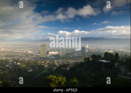 Stati Uniti, California, Los Angeles, San Fernando Valley: vista la mattina della Città Universale / NBC Foto Stock