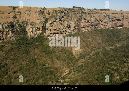 Fiume Umzimkulwane, Oribi Gorge Riserva Naturale, KwaZulu Natal, Sud Africa Foto Stock