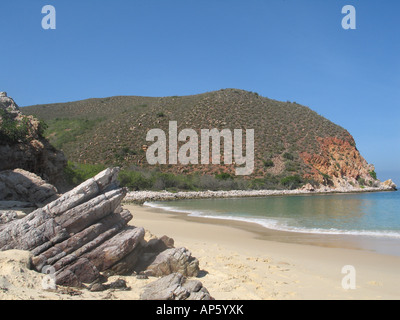 Spiaggia di Mochima National Park, Estado Sucre, Venezuela Foto Stock