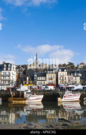 Trouville Sur Mer port Normandie Normandia Francia Foto Stock