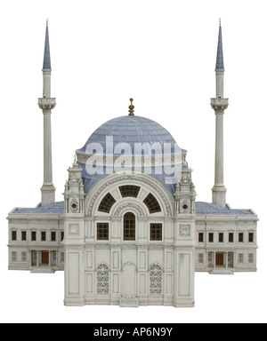 Il Dolmabahce-moschea come un modello in miniatura della Turchia Foto Stock