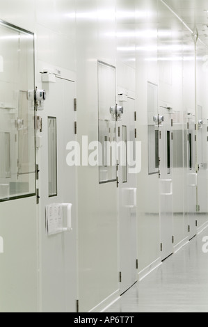 Biotecnologia Farmaceutica Sterile camera pulita in corridoio, Philadelphia, Stati Uniti d'America