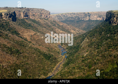 Fiume Umzimkulwane, Oribi Gorge Riserva Naturale, KwaZulu Natal, Sud Africa Foto Stock