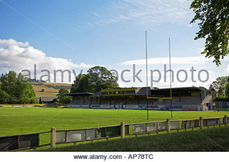 Melrose Rugby ground, frontiere Scozia Scotland Foto Stock