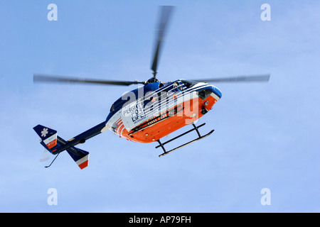 Volo in elicottero di vita per il Milwaukee Centro Medico Regionale per le emergenze mediche air rescue Foto Stock