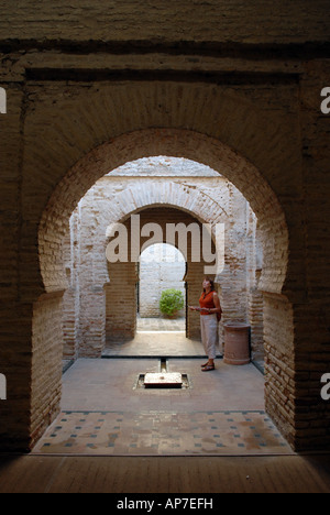 L'Alcazar a Jerez de la Frontera in Spagna Foto Stock