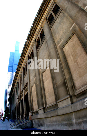La Sears Tower e Union Station in Chicago Illinois p parole chiave chicago il illinois midwest windy city Sears Tower stazione union st Foto Stock