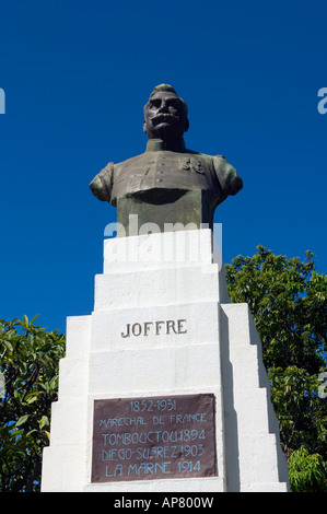 Statua, Antsiranana, Diego Suarez, Madagascar Foto Stock